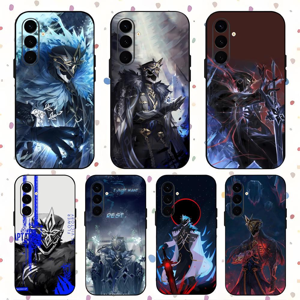 Phone Cases Black - Чехол для телефона Capitano Genshin Impact