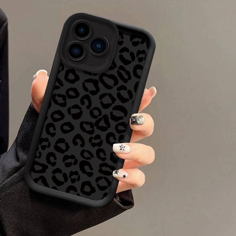 Phone Cases Rimowa - Черный чехол с леопардовым рисунком для