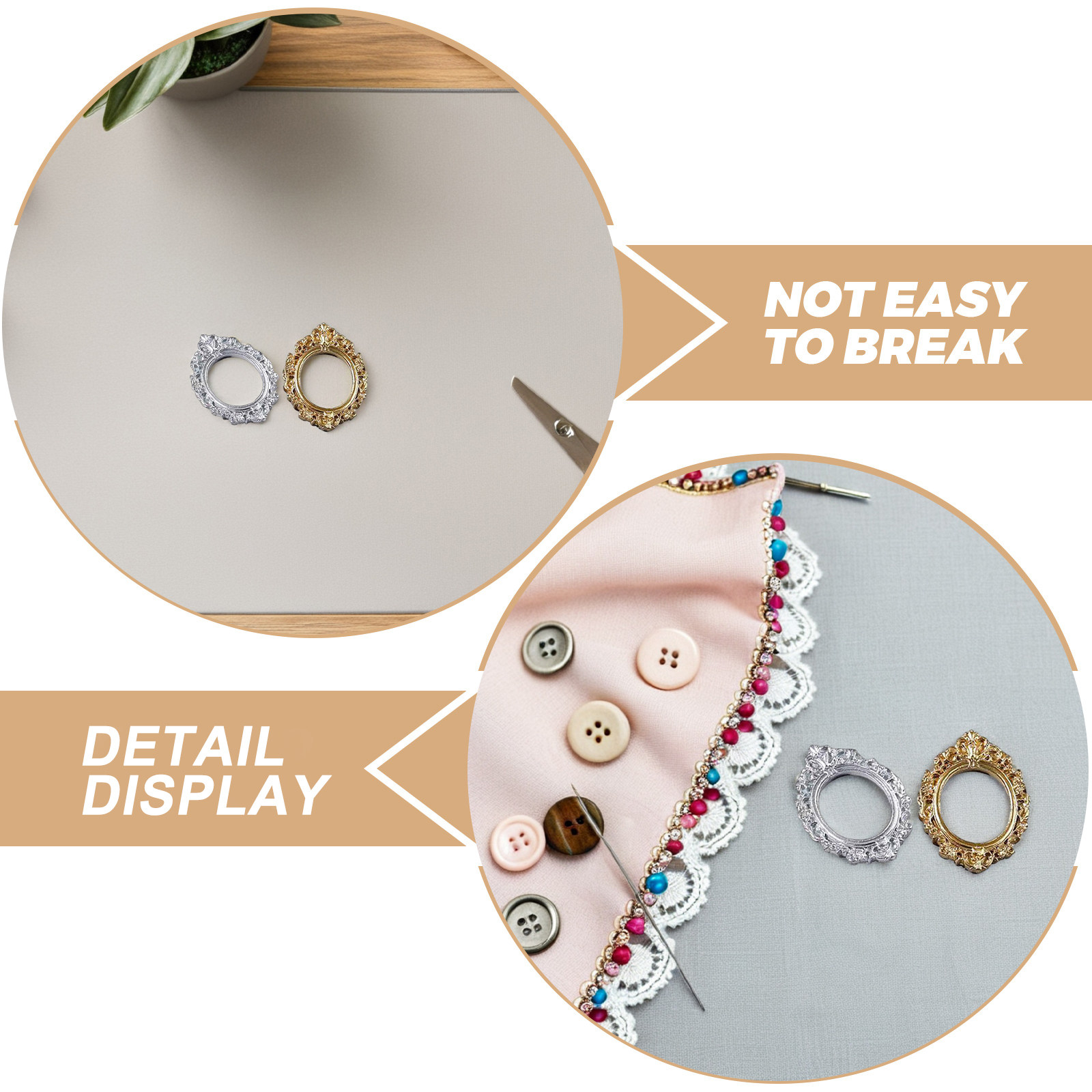 Phone Cases With Charms - 14 шт. мини-рамок в стиле барокко