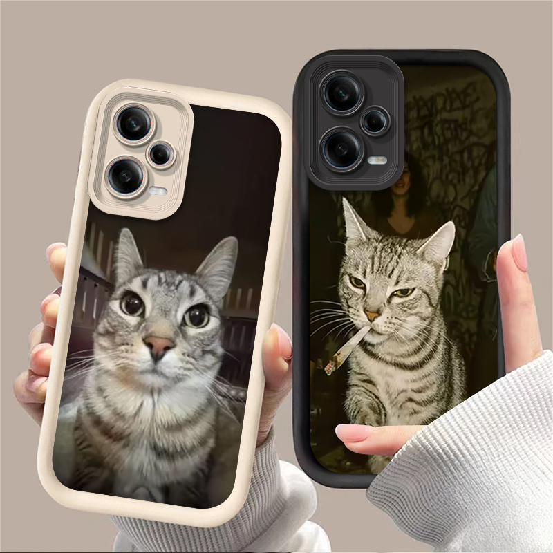 Phone Cases Xiaomi Redmi 12 - Модный чехол для телефона с котом,