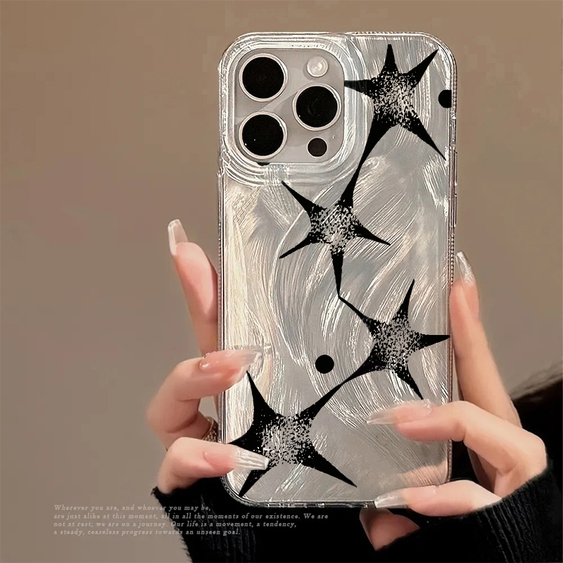 Phone Cases Iphone 15 - Противоударный чехол-бампер Shining Star с модным
