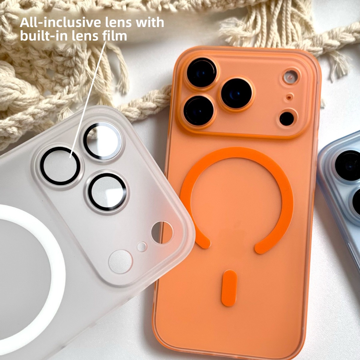 Transparent Thin Case - Полупрозрачный тонкий чехол для телефона Magsafe