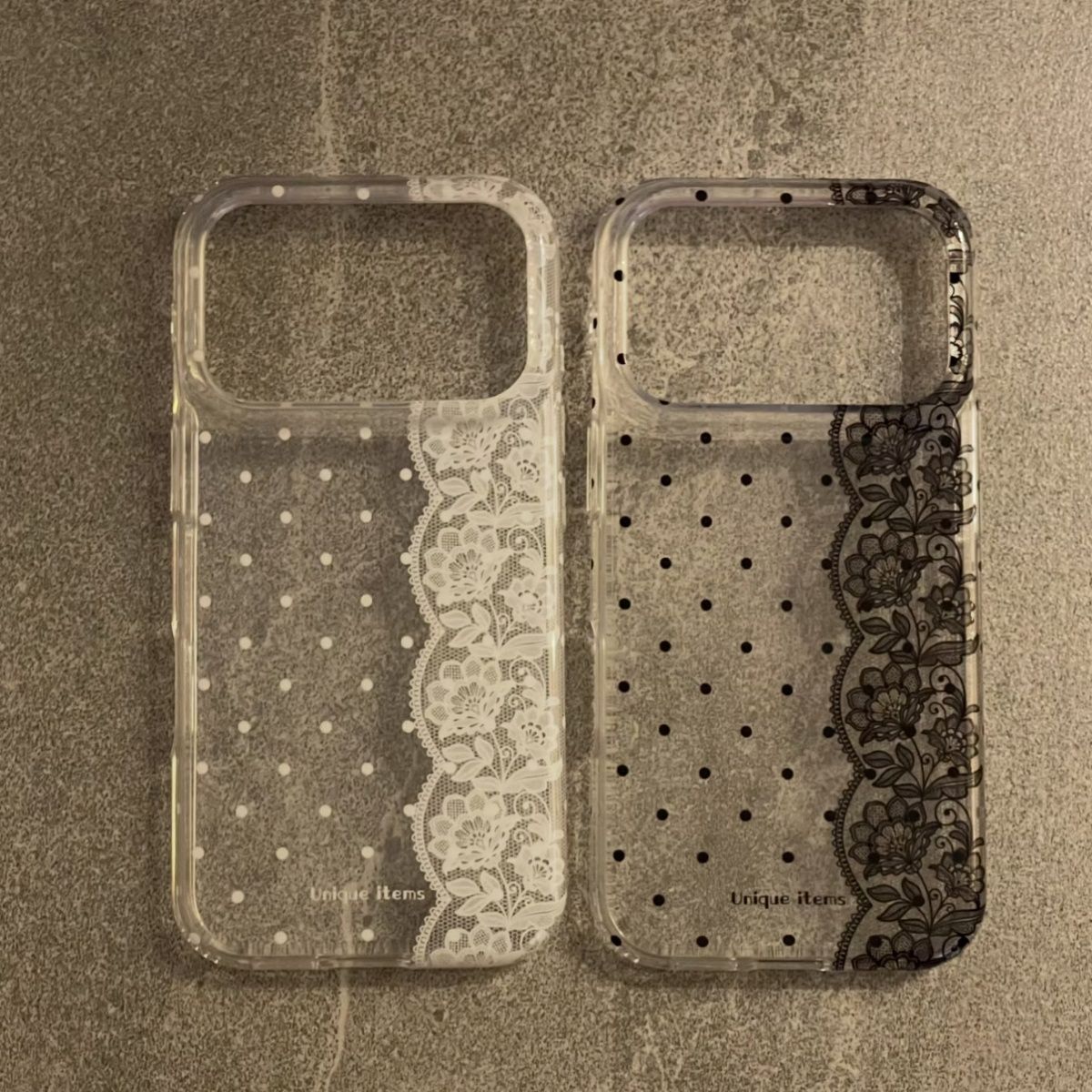Phone Cases Best - Черно-белый чехол для телефона с кружевным