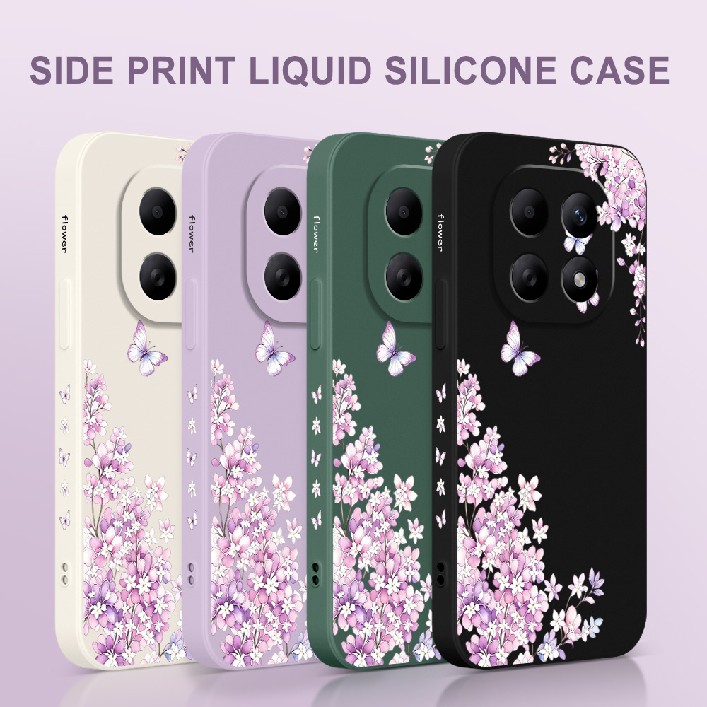 Фиолетовый чехол с цветочным п – обзор и цена Phone Cases Xiaomi Redmi 12