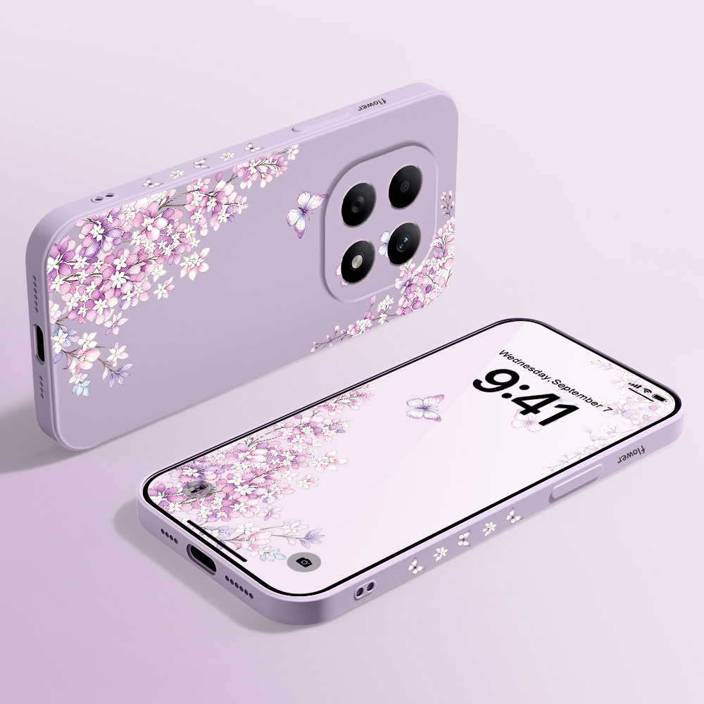 Фиолетовый чехол с цветочным п – обзор и цена Phone Cases Xiaomi Redmi 12