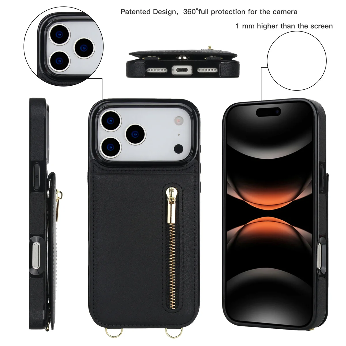 Кожаный чехол-кошелек на молни – обзор и цена Phone Cases That Hold Cards