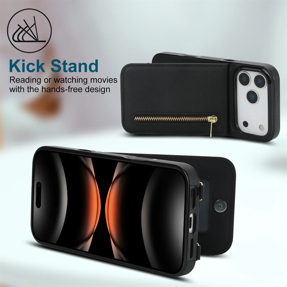 Кожаный чехол-кошелек на молни – обзор и цена Phone Cases That Hold Cards
