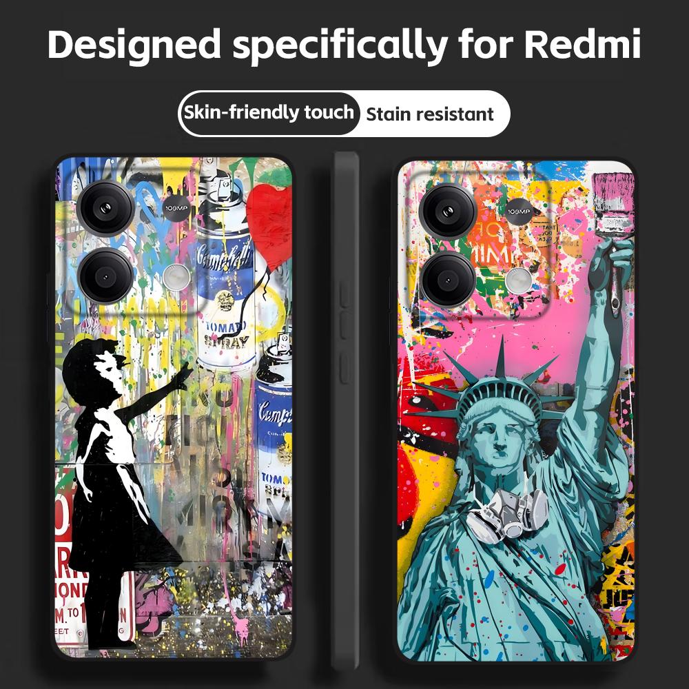Чехол для телефона с граффити  – обзор и цена Phone Cases Xiaomi Redmi 12