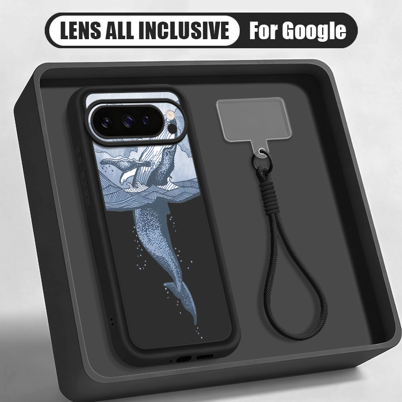Чехол-ремешок с принтом китов- – обзор и цена Phone Cases Google Pixel 10