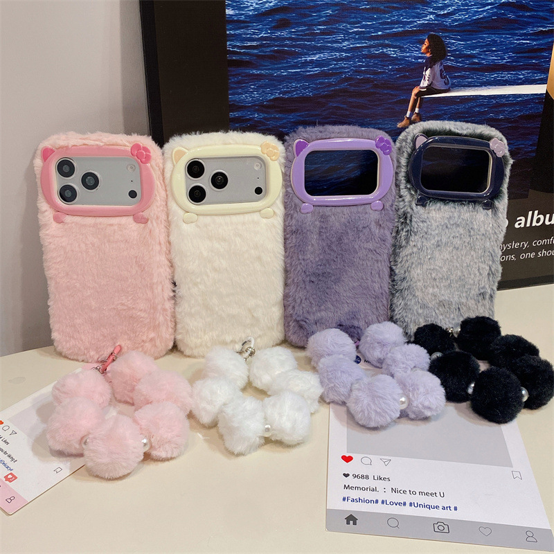 Роскошный однотонный плюшевый  – обзор и цена Phone Cases Iphone 14