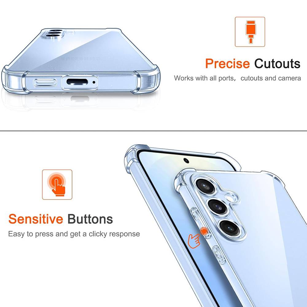 Противоударный чехол с воздушн – обзор и цена Transparent Thin Case